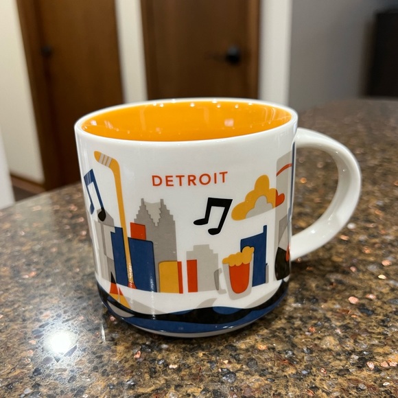Detroit Starbucks You Are Here Mug